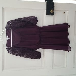 Plum Colored Teen Dress